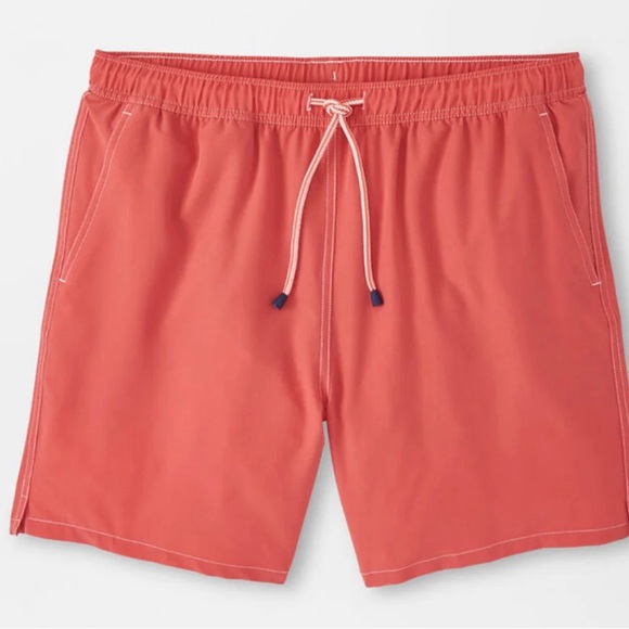 PETER MILLAR CROWN SOLID SWIM TRUNK LYCEE